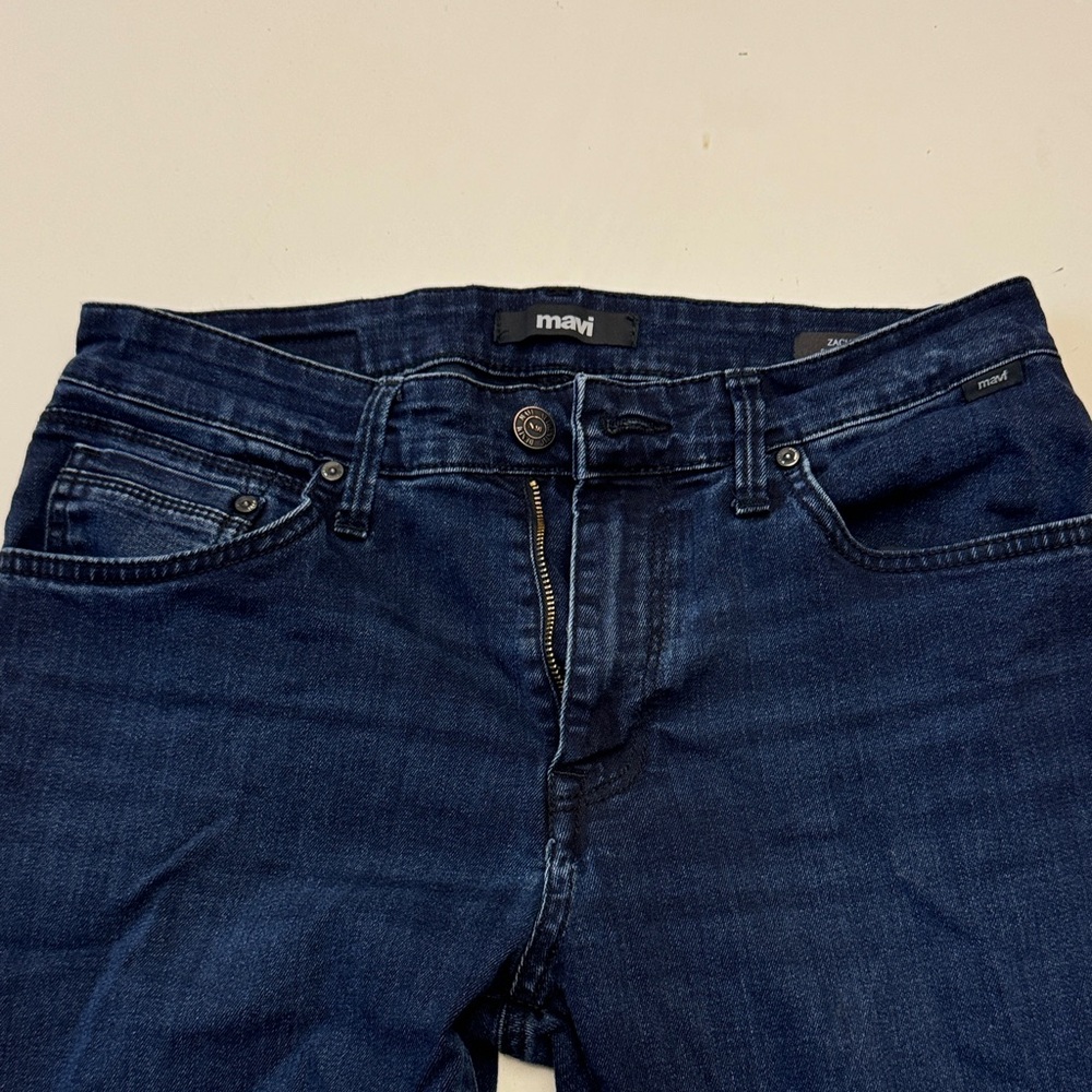 Mavi Women's Deep Blue High Rise Jeans